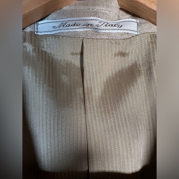 Ermenegildo Zegna Custom 100% Linen Jacket Unlined, 48-extra T, DRYCLEANED, MINT - Picture 4 of 7